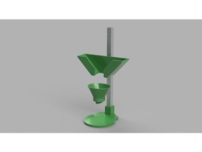 elegoo anycubic ablassen Stand 15mm Strahl Mars Epoxid Harz Drucker vat 3d print model - Mito3D