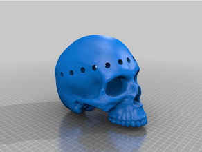 xmas skull tree topper 3d print model - Mito3D