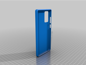 samsung Nota 20 phone caso bainha 3d print model - Mito3D