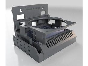 radds titulaire soutien ventilateur monter 3d print model - Mito3D