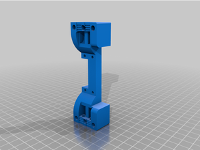 anet evolution carriage connector adjusted spacing hypercube 3d print model - Mito3D