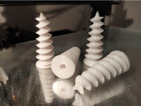 cheville visser pour isolant polystyr ne insulation anchor polystyrene isolante maison polysher screw vis 3d print model - Mito3D