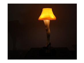 Weihnachten Geschichte Bein Lampe vergrößert fragil Italienisch LED 3d print model - Mito3D