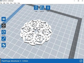 mando grogu snowflake baby yoda mandalorian 3d print model - Mito3D