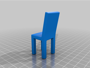 básico silla modelo 2 3d print model - Mito3D