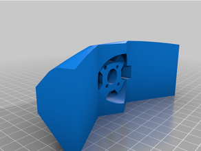 aggressor wing tapered motor mount 3d print model - Mito3D