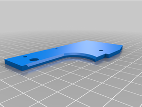 nerf gryphon grip handle remixed single trigger blaster gun 3d print model - Mito3D