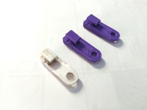 curtain rail slider track glider replacement spare 3d print model - Mito3D