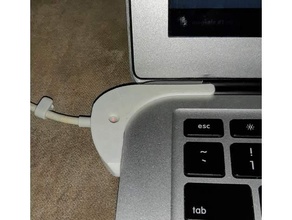 MacBook Luft magsafe sperren 2013 Adapter Clip Kabel Stürze Halter Unterstützung Haken Bewahrer Schlüsselbund lose Macintosh magnetisch magsafe2 2 montieren 3d print model - Mito3D
