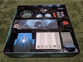 abyss + expansions box insert boardgame expansion kraken leviathan organizer sleeves 3d print model - Mito3D