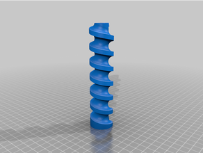 improved easy assembly spiral motorized gravitrax lift 3d print model - Mito3D