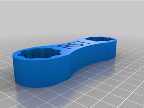 fourchette ajusteur clé facile impression 3d print model - Mito3D