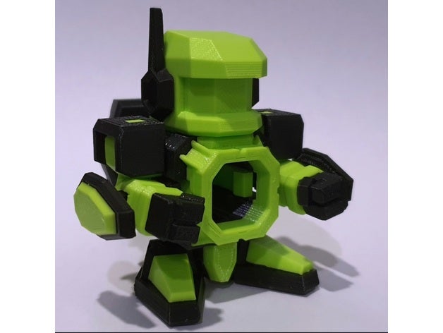 marble blazers os proto blazer daman b-daman bdaman blaster shooter mecha robot toy 3D print model - Mito3D