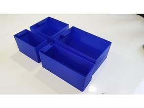 Conservazione scatole scatola Fai facile Stampa semplice piccolo parti 3d print model - Mito3D