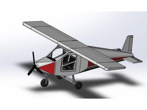 3d light aircraft 3d print model - Mito3D