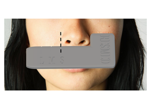 cpap nasal máscara dimensionamiento calibre dimensionador 3d print model - Mito3D
