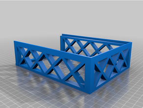 parts container lift support 3d print model - Mito3D