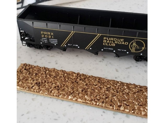 ho carvão carga accurail trem Zencoal 3D print model - Mito3D