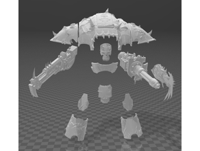 chaos warrior upgrade kit 40k imperial knight warhammer 3d print model - Mito3D