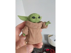 Baby Yoda neu gemischt Gelb Mandalorianer 3d print model - Mito3D