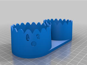 hedgehog bowl food water animal cat dog 3d print model - Mito3D