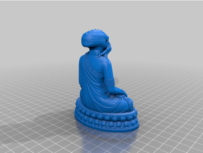 cthuddha cthulhu Bouddha 3d print model - Mito3D