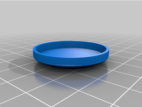 finger frizzb bottle cap disc frisbee snap toy 3d print model - Mito3D