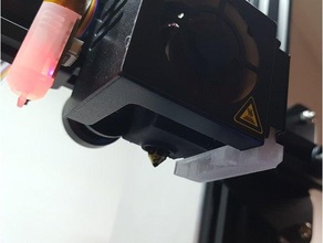 improved ender3pro fan duct drop-in compatible cooling creality ender 3 3d print model - Mito3D