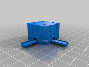greeblecity megatower 16 road greeblecitycyberpunk 3d print model - Mito3D