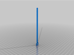 paramétrico cabo gravata 3d print model - Mito3D