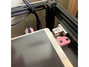 Ender 5 Heizbett Belastung Linderung Bett Kabel Hitze Remix 3d print model - Mito3D