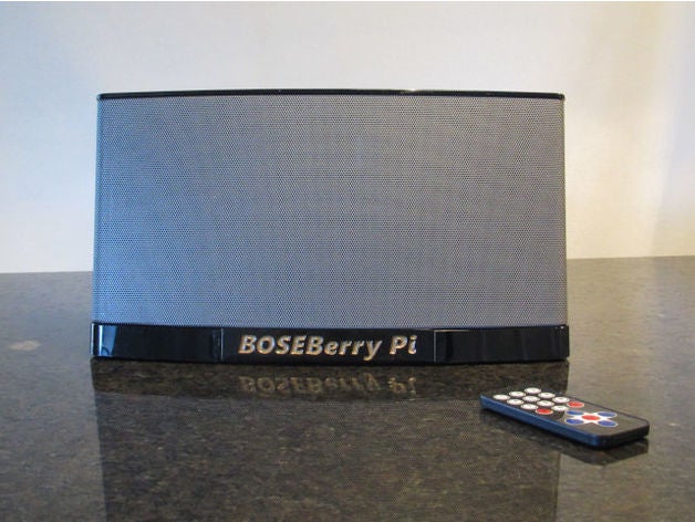 Boseberry pi Internet Radio Bluetooth Lautsprecher Bose Himbeere 3D print model - Mito3D