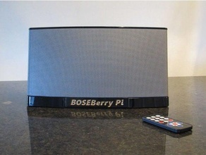 boseberry pi Internet Radio Bluetooth altoparlante bose lampone 3d print model - Mito3D