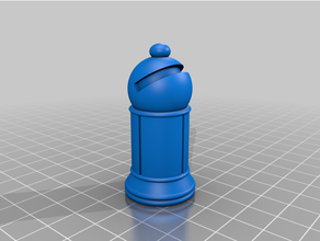 remixed crystal chess bishop 3d print model - Mito3D