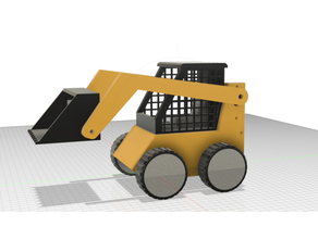 mini excavadora rc 3d print model - Mito3D