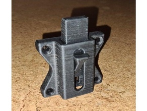 print place door lock child safety doorlock locking mechanism printinplace rubber band 3d print model - Mito3D