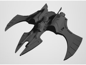 aeldari phoenix bomber aeronautica scale proxy 40k warhammer warhammer40k 3d print model - Mito3D