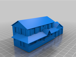 house 3d print model - Mito3D