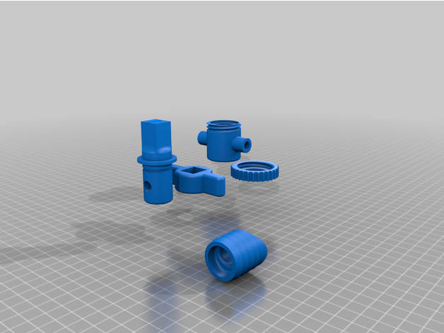 plug valve pressure plug valve valve watering 3D print model - Mito3D