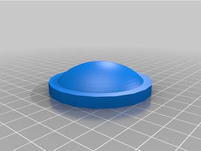 prototype planoconvex lens customisable curvature processee customizable optics 3d print model - Mito3D