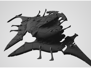 Aeldari Pegasus çekim star aeronautica vekil Eldar warhammer40k Warhammer 40k wh40k 3d print model - Mito3D