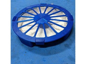 desiccant pie pan holder 5 gallon bucket dry box filament homedepot depot 3d print model - Mito3D
