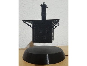 levitating splatoon control tower levitation 2 3d print model - Mito3D