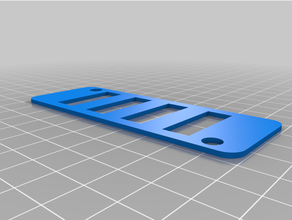 Kit Adapter Platten Optik Patch Panel fiore Ballaststoff 3d print model - Mito3D