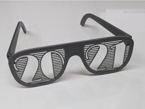 2021 panjur gölgeler Kanye yıl yeni nye2021 3d print model - Mito3D
