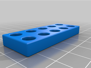 boquilla extrusor soporte estante boquillas apoyo 3d print model - Mito3D