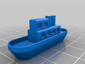 oyuncak gemi freecad oyuncaklar 3d print model - Mito3D