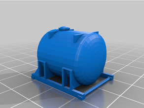 nz120 lwd 10ft tank container 3d print model - Mito3D