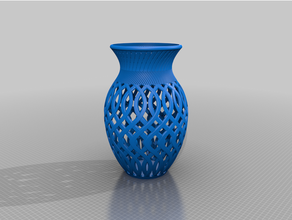 Vase Blume Topf Vasen 3d print model - Mito3D