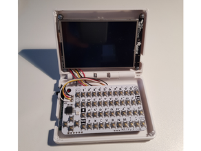 portátil 10x8cm garra corrida micropython adafruit arduino esp8266 dobrável m5stack 3d print model - Mito3D